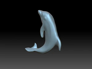 Dolphin 3D Print Model