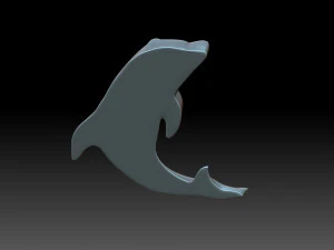 Dolphin 3D Print Model