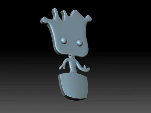 Groot in a pot 3D Print Model
