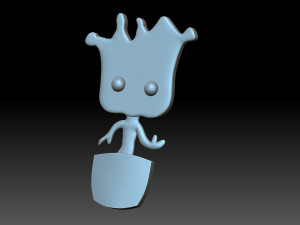 Groot in a pot 3D 打印模型