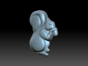 Squirrel 3D Baskı Modeli