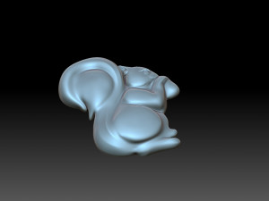 Squirrel 3D Baskı Modeli