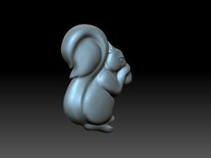 Squirrel 3D Baskı Modeli