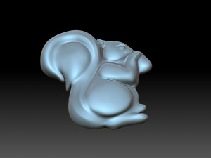Squirrel 3D Baskı Modeli