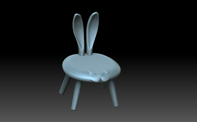 Chair Model Cetak 3D .c4d .max .obj .3ds .fbx .stl .blend 