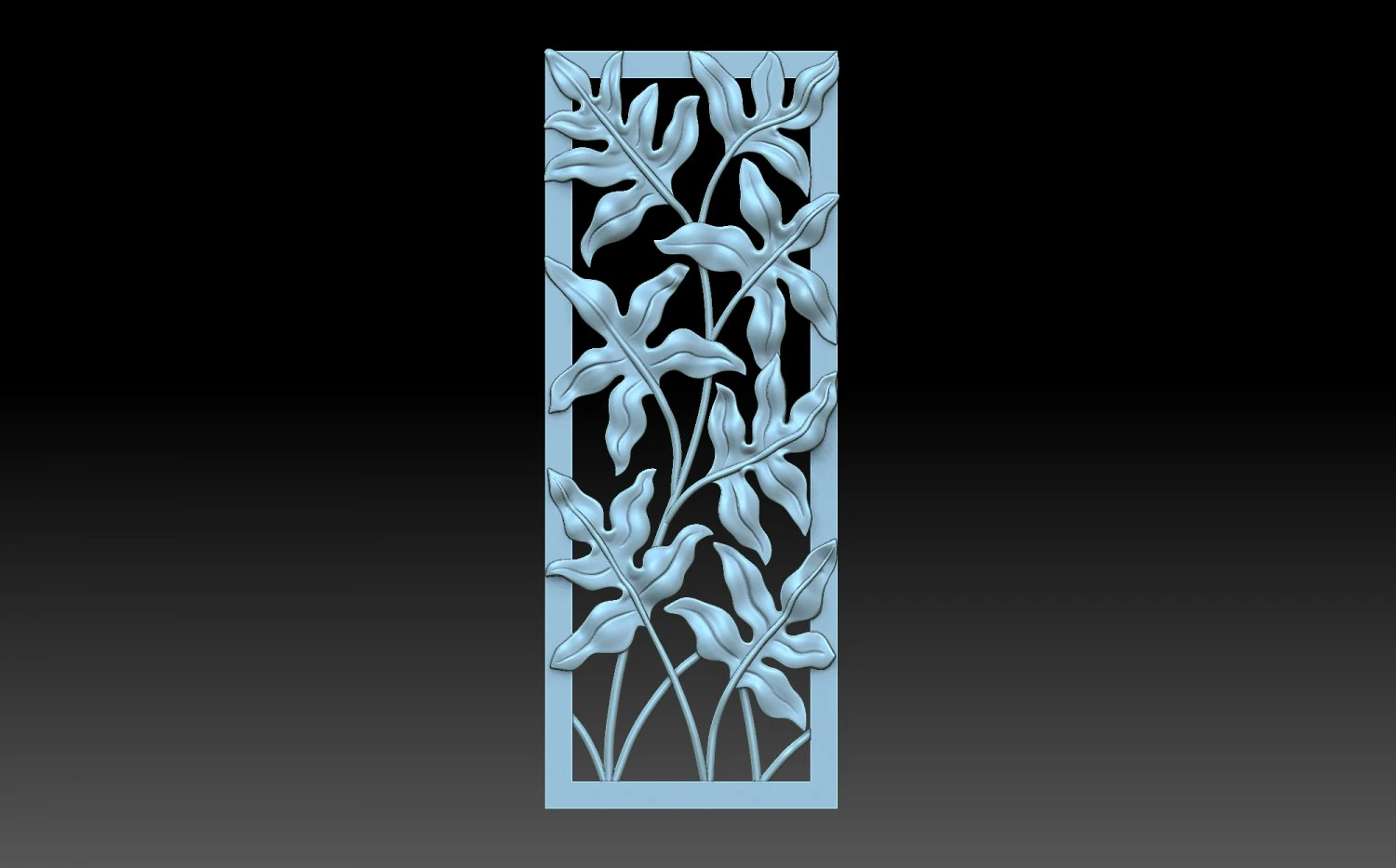 Floral ornament 3D Print Model .c4d .max .obj .3ds .fbx .stl .blend