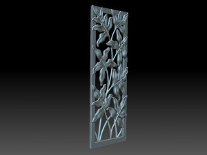 Floral ornament Modèles 3D en vedette