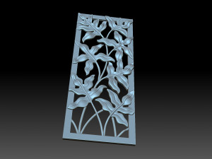 Floral ornament Modèles 3D en vedette