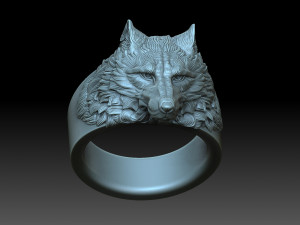 Wolf ring Modelo de impresión 3D