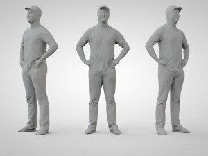 Low poly people Modello di stampa 3D