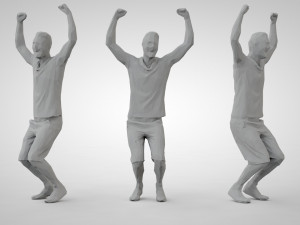 Low poly people Modello di stampa 3D