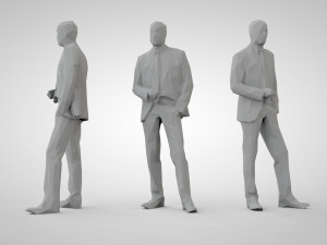 Low poly people 3D 打印模型