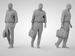 Low poly people 3D 打印模型