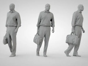 Low poly people 3D Print Model