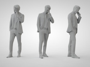 Low poly people 3D 打印模型