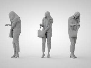 Low poly people Modello di stampa 3D