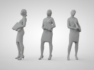 Low poly people Modello di stampa 3D