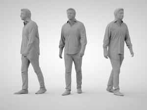 Low poly people Modello di stampa 3D