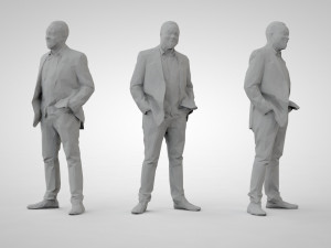 Low poly people Modello di stampa 3D