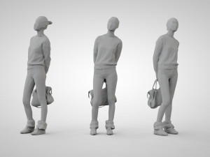 Low poly people Modelo de Impressão 3D