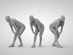 Low poly people Modelo de Impressão 3D