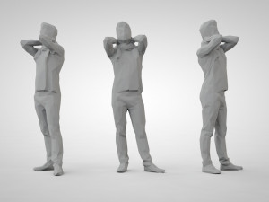 Low poly people Modello di stampa 3D