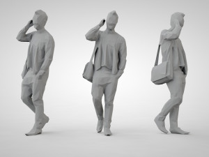 Low poly people Modello di stampa 3D