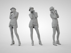 Low poly people 3D Принт Модель