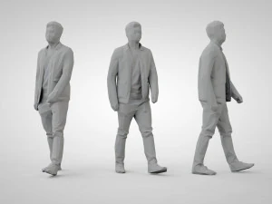 Low poly people 3D Print Model
