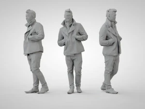 Low poly people 3D Print Model