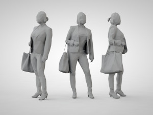 Low poly people 3Dプリントモデル