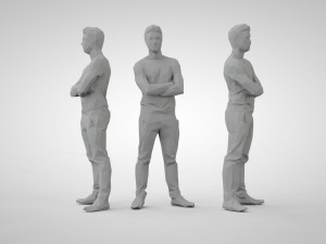 Low poly people 3Dプリントモデル