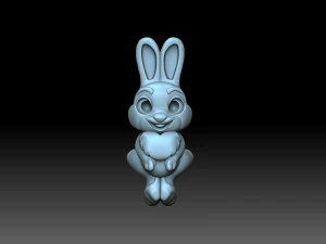 キャンディウサギ 3Dプリントモデル