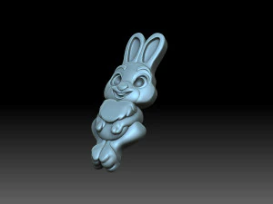 Candy rabit 3D Print Model