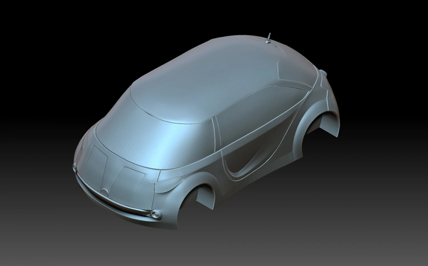 Stylized Toyota 3D Print Model .c4d .max .obj .3ds .fbx .stl .blend 