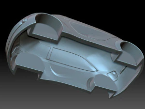 Stylized Toyota 3D Print Model