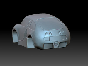 Stylized Bugatti 3D प्रिंट मॉडल