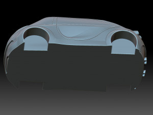 Stylized Chevrolet Corvette 3D Принт Модель