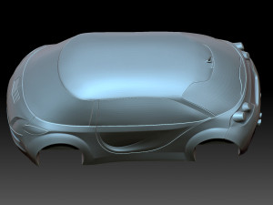 Stylized Chevrolet Corvette 3D Принт Модель