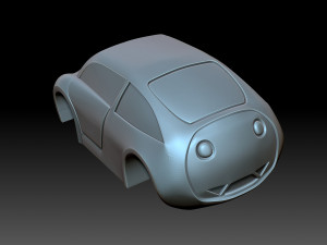 Stylized Ferrari Modello di stampa 3D