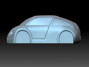 Stylized Ferrari 3D Print Model