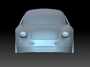 Stylized Ferrari 3D Print Model