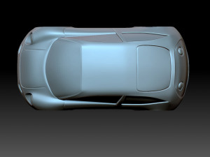 Stylized Ferrari Modello di stampa 3D