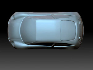 Stylized Ferrari 3D Print Model