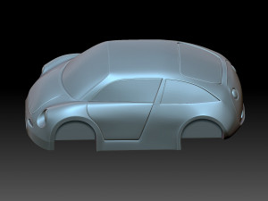 Stylized Ferrari Modello di stampa 3D