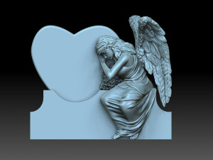 Ggrieving angel 3D Print Model