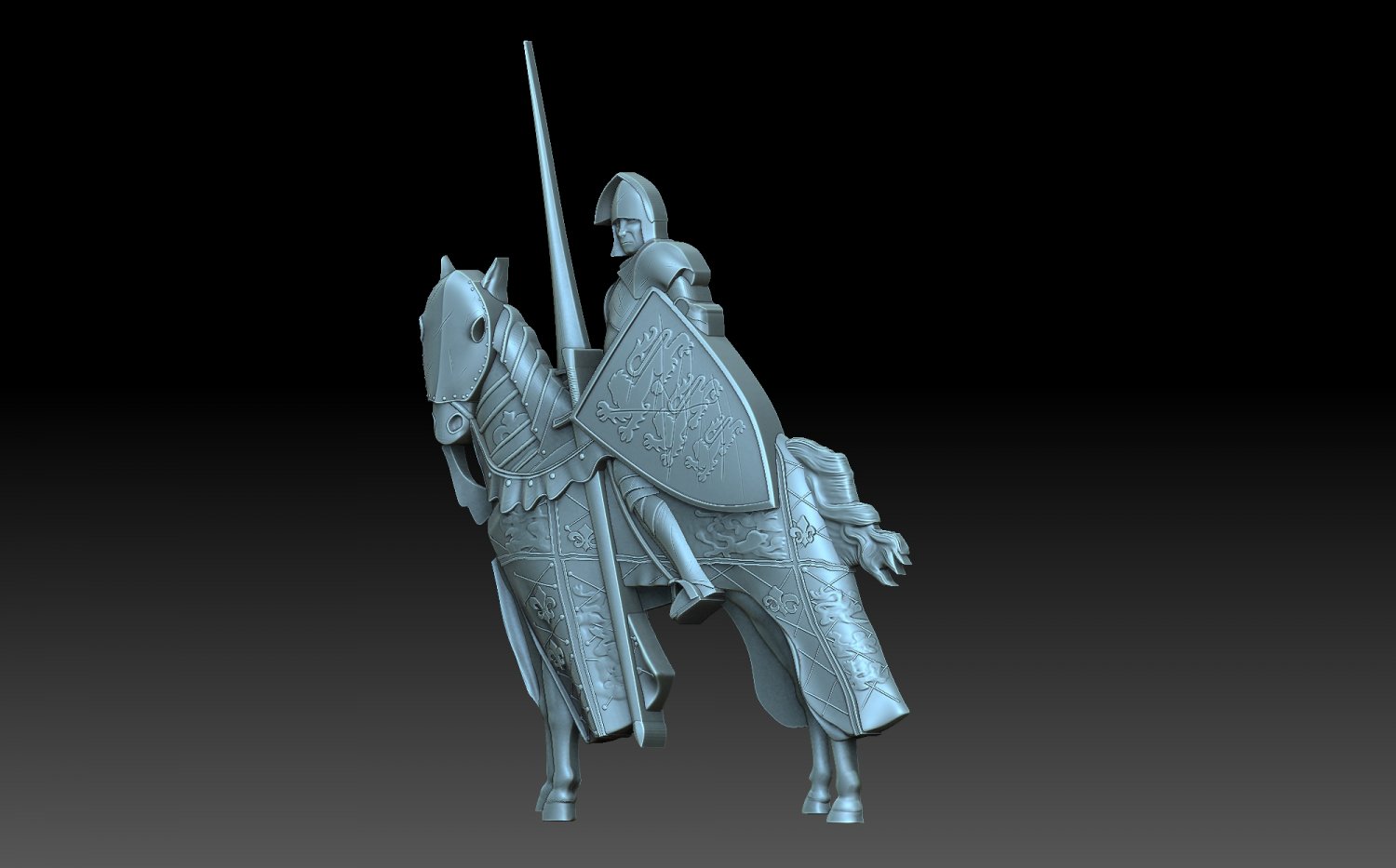 3d model knight