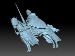 Knight Model Cetak 3D