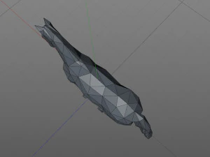 Low poly Horse 3D Print Model
