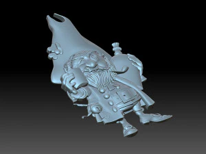 Dwarf 3D Print Model